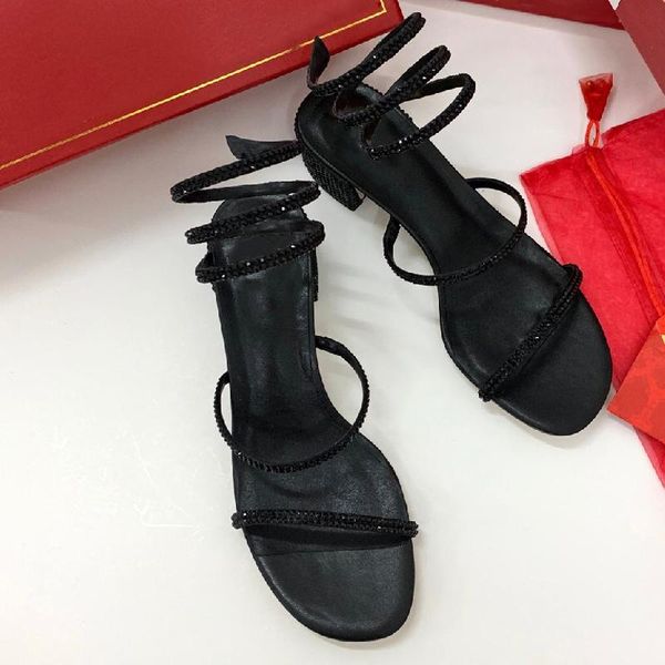 sandals summer women shoes female party chaussure ladies peep toe sandalias middle heels sweet sandales crystal, Black
sandals summer women shoes female party chaussure ladies peep toe sandalias middle heels sweet sandales crystal, Black