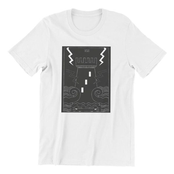 men's t-shirts t-shirt the tower tarot card shingeki no kyojin death note k tshirts 91954, White;black
men's t-shirts t-shirt the tower tarot card shingeki no kyojin death note k tshirts 91954, White;black