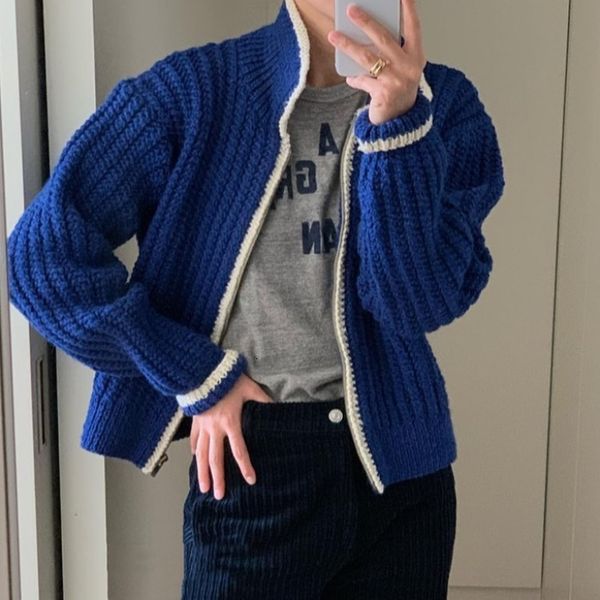 two piece dress korean ins super simple casual loose all-match retro lapel contrast color thick needle zipper coat 6mpm, White
two piece dress korean ins super simple casual loose all-match retro lapel contrast color thick needle zipper coat 6mpm, White