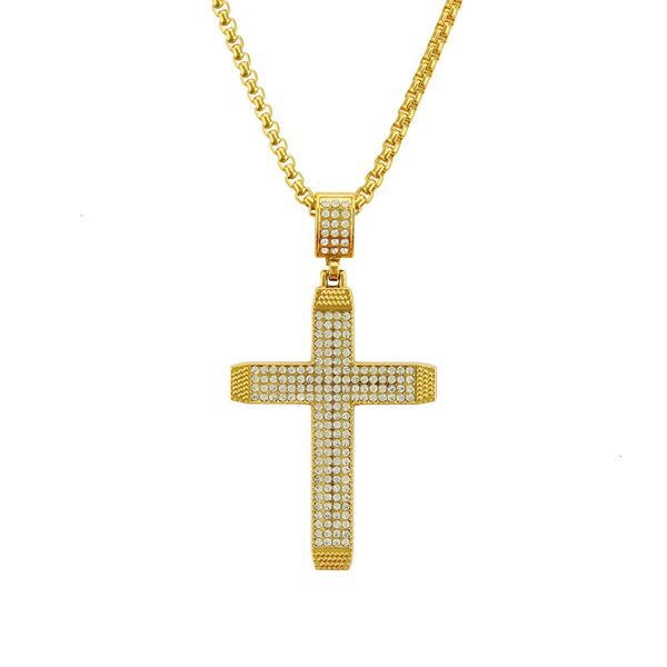 men chains pendant for hip hop amulet neck s necklace diamond inlaid three-dimensional cross men's, Silver
men chains pendant for hip hop amulet neck s necklace diamond inlaid three-dimensional cross men's, Silver