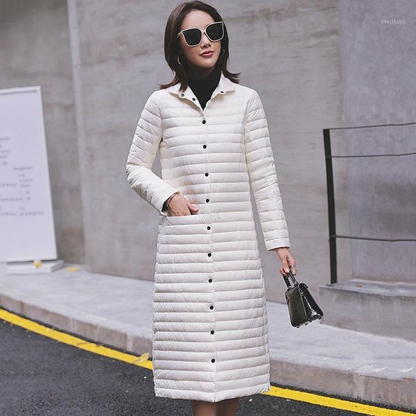 women's down & parkas lightweight long coat women autumn winter 2021 elegant fashion stand collar solid color slim white duck, Black
women's down & parkas lightweight long coat women autumn winter 2021 elegant fashion stand collar solid color slim white duck, Black