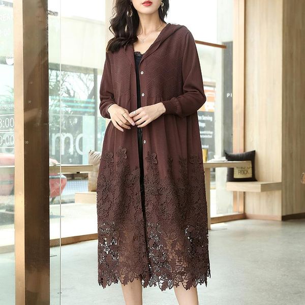 women's trench coats woman hooded long coat winter autumn plus size lace patchwork embroidery single breasted outwears trenches 882051, Tan;black
women's trench coats woman hooded long coat winter autumn plus size lace patchwork embroidery single breasted outwears trenches 882051, Tan;black