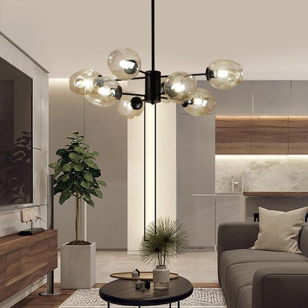 chandeliers nordic led chandelier for dining room gold/black lamp body glass living home decor indoor lighting fixture
chandeliers nordic led chandelier for dining room gold/black lamp body glass living home decor indoor lighting fixture