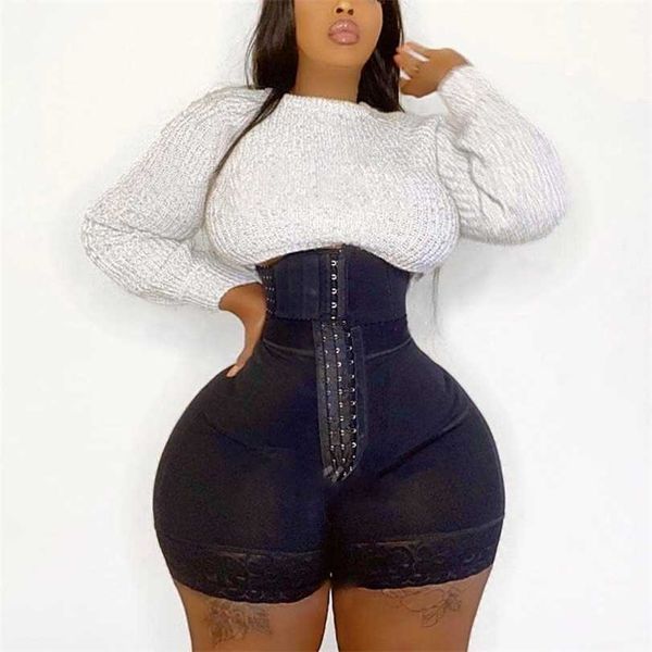 post liposuction front closure hook-eye charming curves butt lifter shorts colombian shaperwear woman 211220, Black;white
post liposuction front closure hook-eye charming curves butt lifter shorts colombian shaperwear woman 211220, Black;white