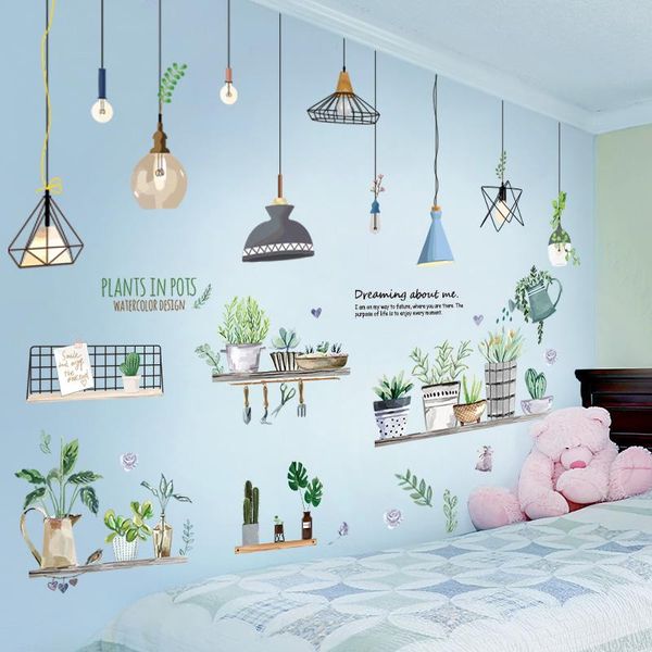 wall stickers chandeliers lights diy potted plants mural decals for living room bedroom kitchen home decoration accessories
wall stickers chandeliers lights diy potted plants mural decals for living room bedroom kitchen home decoration accessories