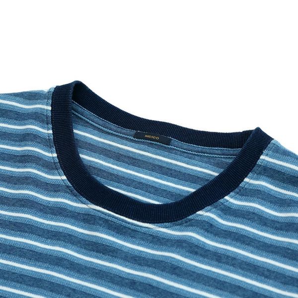 2021 summer new indigo washed striped t-shirt men fashion 100% cotton tshirt plus size tees sj130695 rff0, White
2021 summer new indigo washed striped t-shirt men fashion 100% cotton tshirt plus size tees sj130695 rff0, White