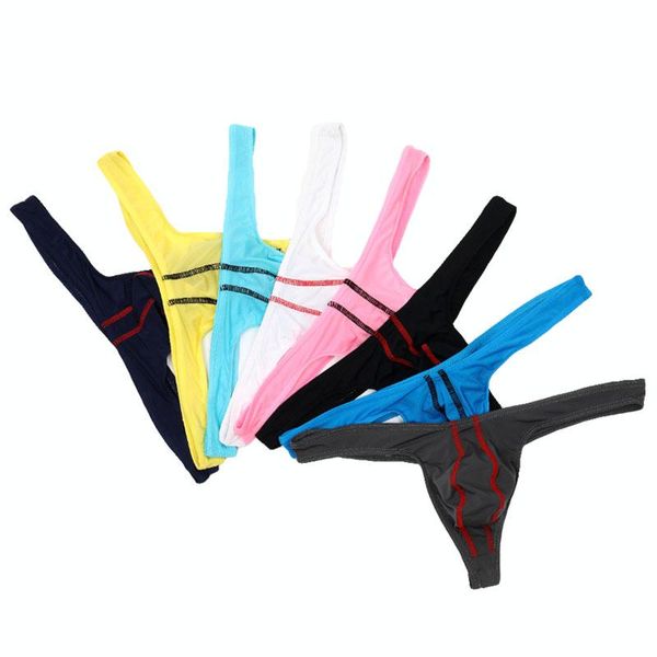 underpants 8pcs mens low rise ice silk mini thong bikini briefs transparent men panties soft comfortable gay slip underwear, Black;white
underpants 8pcs mens low rise ice silk mini thong bikini briefs transparent men panties soft comfortable gay slip underwear, Black;white