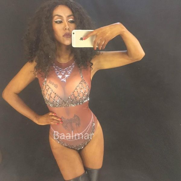 women's jumpsuits & rompers nightclub rhinestones female bodysuit sparkly crystals skinny elastic jumpsuit bar singer stage performance, Black;white
women's jumpsuits & rompers nightclub rhinestones female bodysuit sparkly crystals skinny elastic jumpsuit bar singer stage performance, Black;white