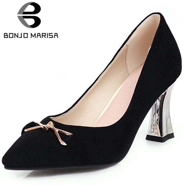 dress shoes bonjomarisa fashion female pumps pointed toe metal sewing strange style heel women office casual woman, Black
dress shoes bonjomarisa fashion female pumps pointed toe metal sewing strange style heel women office casual woman, Black