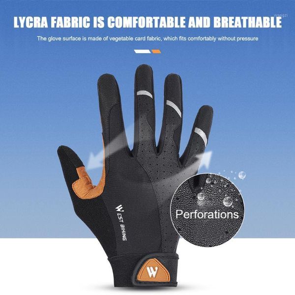 cycling gloves full finger touch screen anti slip anti- biking portable dustproof parts for west1, Black
cycling gloves full finger touch screen anti slip anti- biking portable dustproof parts for west1, Black