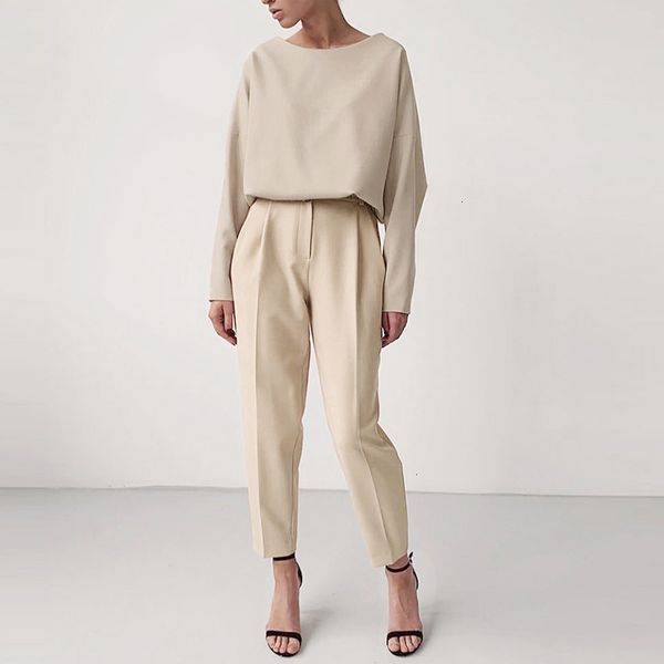new casual 2021 pure color elastic high waist straight pocket women fashion pants pantalon female trousers przx, Black;white
new casual 2021 pure color elastic high waist straight pocket women fashion pants pantalon female trousers przx, Black;white