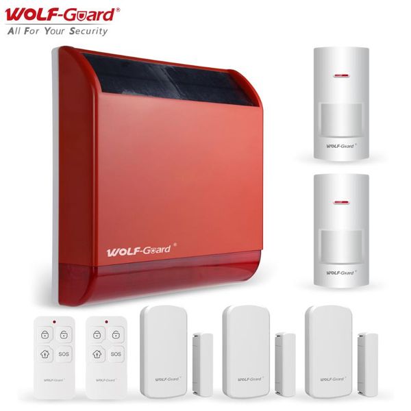 alarm systems wolf-guard solar flash siren 105db outdoor anti-tamper environment protection home security burglar system kit 433mhz
alarm systems wolf-guard solar flash siren 105db outdoor anti-tamper environment protection home security burglar system kit 433mhz
