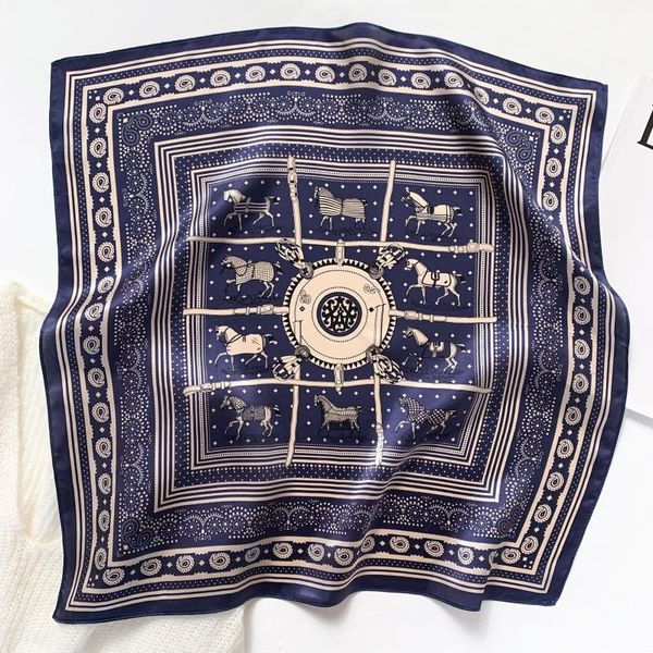 scarves koi leaping fashion horse printing small square scarf female silk summer neck sunscreen wild temperament suit, Blue;gray
scarves koi leaping fashion horse printing small square scarf female silk summer neck sunscreen wild temperament suit, Blue;gray