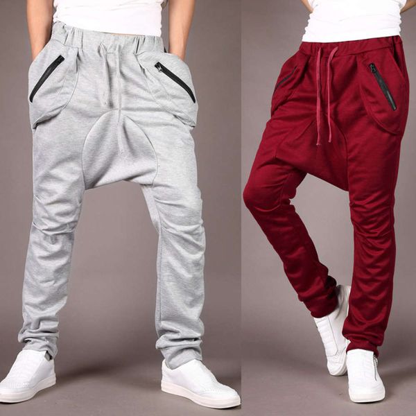 perennial new trend versatile men's harem leisure corset jogging low crotch cross pants x77, Black
perennial new trend versatile men's harem leisure corset jogging low crotch cross pants x77, Black