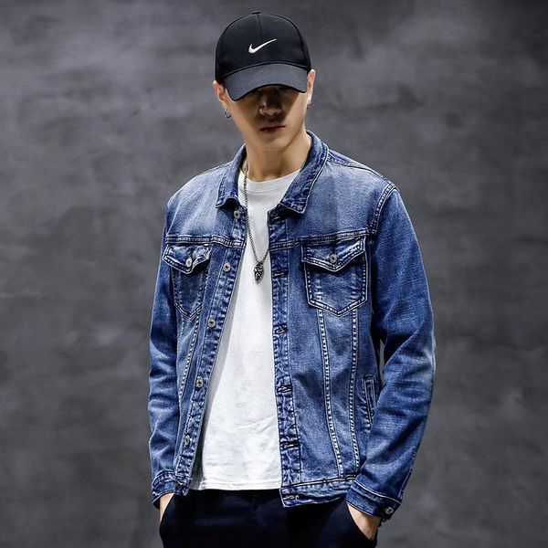 men's jackets cotton all-match denim jacket trend men casual lapel single breasted loose simplicity spring autumn slim fit, Black;brown
men's jackets cotton all-match denim jacket trend men casual lapel single breasted loose simplicity spring autumn slim fit, Black;brown