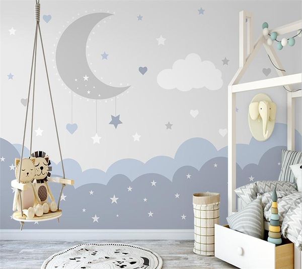 wallpapers welyu custom 3d nordic hand-painted minimalist moon starry sky children's room indoor kindergarten tv background wall
wallpapers welyu custom 3d nordic hand-painted minimalist moon starry sky children's room indoor kindergarten tv background wall