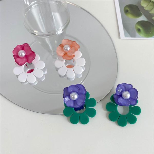 dangle & chandelier fashion color-jointed flower earrings personality design front and back pendientes statement jewelry wholesale, Silver
dangle & chandelier fashion color-jointed flower earrings personality design front and back pendientes statement jewelry wholesale, Silver