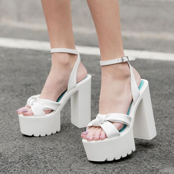 sandals summer style 14cm super high heel buckle ladies european and american fashion casual fish mouth shoes., Black
sandals summer style 14cm super high heel buckle ladies european and american fashion casual fish mouth shoes., Black