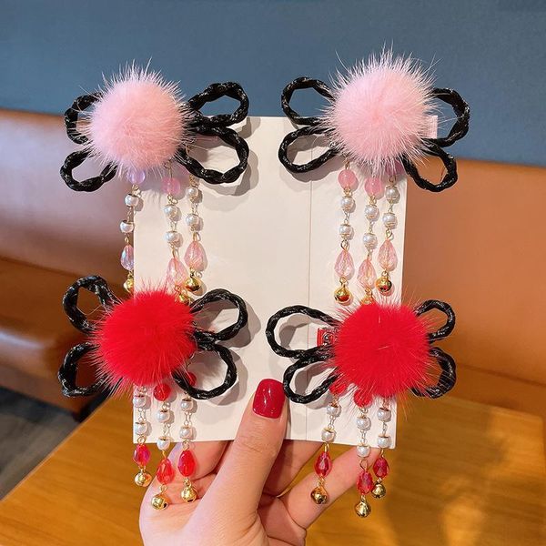 hair accessories 1pair plush ball tassel hanfu cosplay false braid hairpins hairclip for girl women kid clip pin barrettes hairgrip headwear, Slivery;white
hair accessories 1pair plush ball tassel hanfu cosplay false braid hairpins hairclip for girl women kid clip pin barrettes hairgrip headwear, Slivery;white