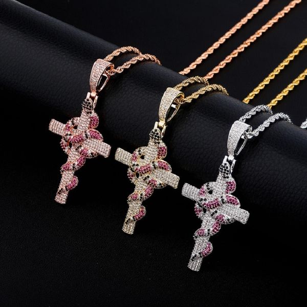 iced out cross pendant necklaces gold retro snake pendant fashion mens hip hop necklace jewelry, Silver
iced out cross pendant necklaces gold retro snake pendant fashion mens hip hop necklace jewelry, Silver