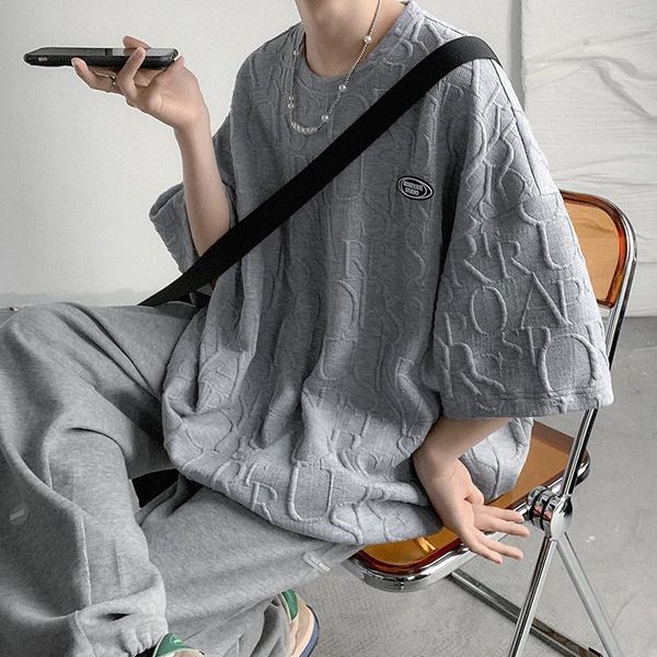 men's t-shirts t-shirt for men loose letter print short-sleeve white solid o-neck drop summer casual streetwear oversize punk couples, White;black
men's t-shirts t-shirt for men loose letter print short-sleeve white solid o-neck drop summer casual streetwear oversize punk couples, White;black