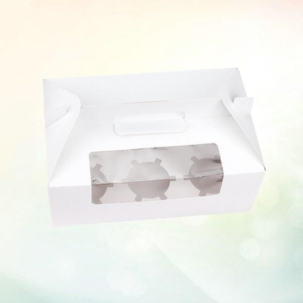 10pcs 6 cavities paper cupcake box portable dessert containers bakery cake carriers for home dessert shop (white)
10pcs 6 cavities paper cupcake box portable dessert containers bakery cake carriers for home dessert shop (white)