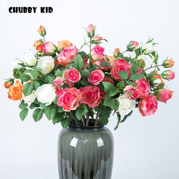 decorative flowers & wreaths 12pcs/lot wholesale 3d high simulation 4 heads artificial roses silk rose wedding branches
decorative flowers & wreaths 12pcs/lot wholesale 3d high simulation 4 heads artificial roses silk rose wedding branches