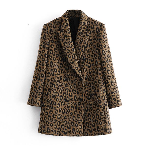 2021 women vintage leopard print blazer coats fashion loose long sleeve wool coat female causal double breasted jacket new lfay, White;black
2021 women vintage leopard print blazer coats fashion loose long sleeve wool coat female causal double breasted jacket new lfay, White;black