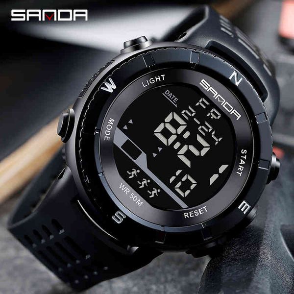 sanda men's digital watches chronograph waterproof sports military wrist watch men electronic clock back light reloj hombre 386, Slivery;brown
sanda men's digital watches chronograph waterproof sports military wrist watch men electronic clock back light reloj hombre 386, Slivery;brown