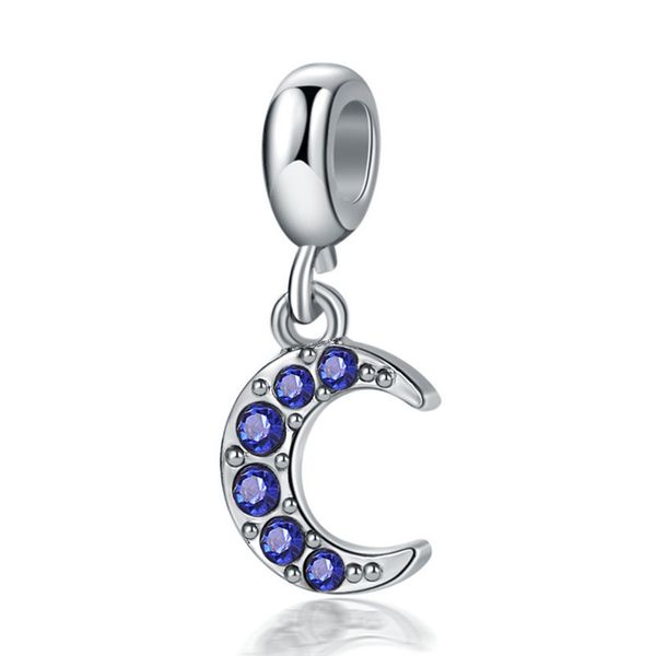 1pcs cute blue moon pendant diy beads adapting to original pandora charm bracelet ladies jewelry making gifts, Silver
1pcs cute blue moon pendant diy beads adapting to original pandora charm bracelet ladies jewelry making gifts, Silver