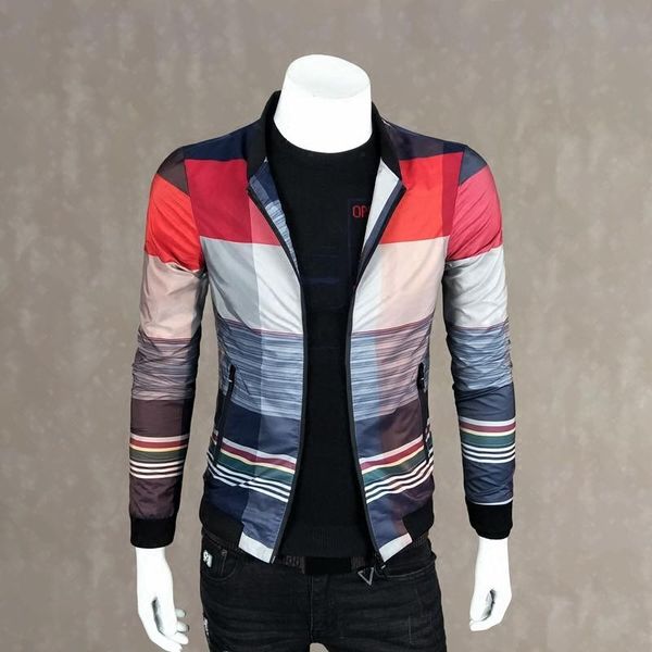 men's jackets spring fashion jacket youth slim plaid shirt handsome outerwear, Black;brown
men's jackets spring fashion jacket youth slim plaid shirt handsome outerwear, Black;brown