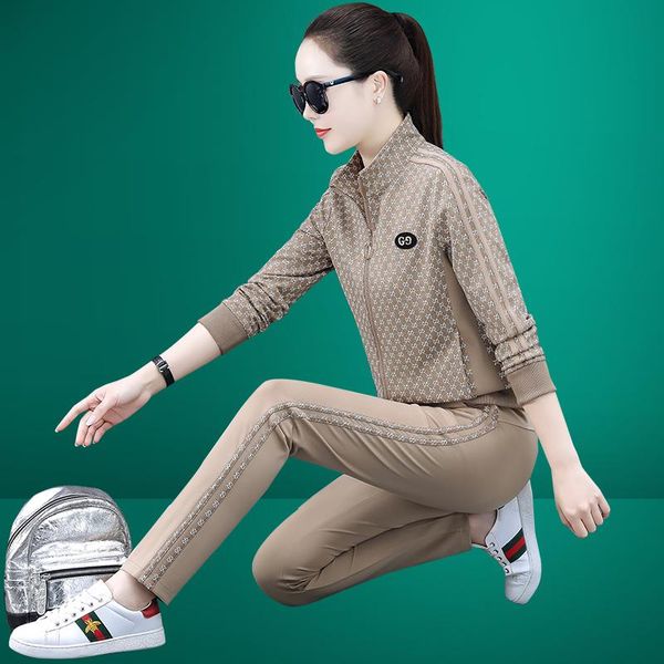women's two piece pants stand collar 2 sets tracksuit fashion sweatsuit jacket+pants casual ladies suits zipper woman, White
women's two piece pants stand collar 2 sets tracksuit fashion sweatsuit jacket+pants casual ladies suits zipper woman, White