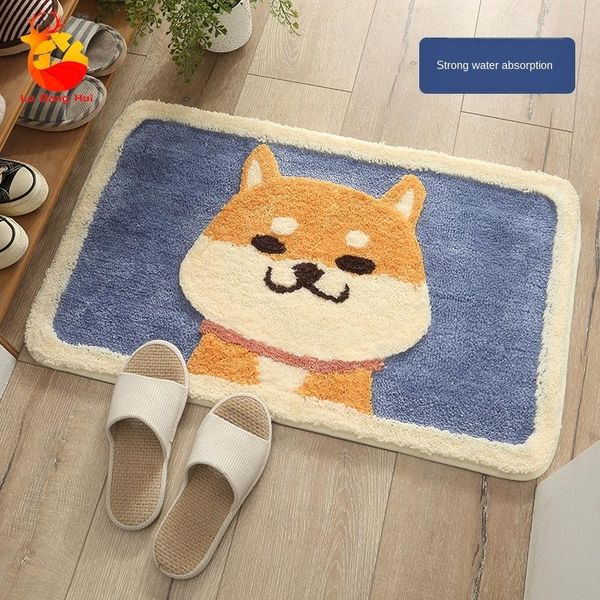 bath mats modern fashion cartoon akita dog flocking door carpet floor mat home bathroom entrance non-slip absorbent pad rug
bath mats modern fashion cartoon akita dog flocking door carpet floor mat home bathroom entrance non-slip absorbent pad rug