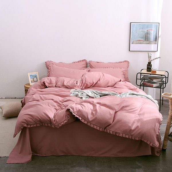 bedding sets 3/4pcs solid color bed cover set duvet sheet with pillowcases bedclothes comforter home decor 61104
bedding sets 3/4pcs solid color bed cover set duvet sheet with pillowcases bedclothes comforter home decor 61104