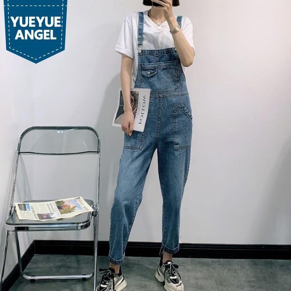 women's jeans fashion women denim jumpsuit ankle length pants summer sweet sleeveless jean overalls adjustable shoulder strap loose, Blue
women's jeans fashion women denim jumpsuit ankle length pants summer sweet sleeveless jean overalls adjustable shoulder strap loose, Blue