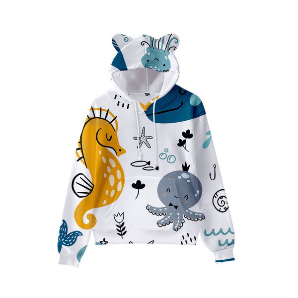 seahorse print cute boy girl clothes hooded 3d printing hooded sweater autumn early winter ears hooded pullover, Black
seahorse print cute boy girl clothes hooded 3d printing hooded sweater autumn early winter ears hooded pullover, Black
