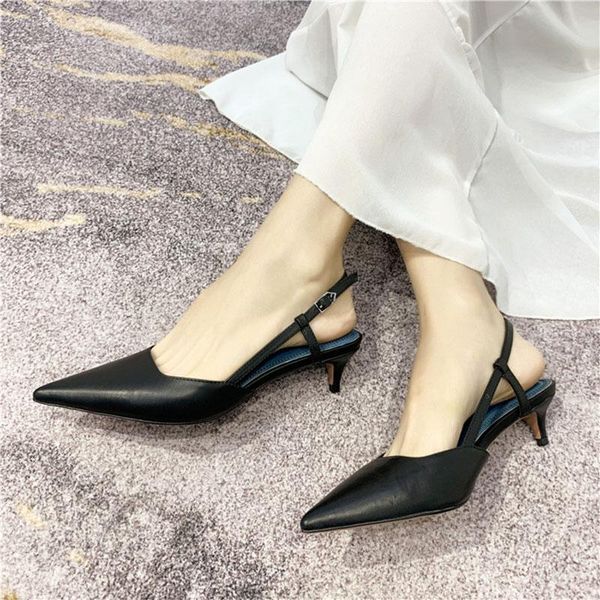 sandals women pointed toe pu leather female single shoes summer thin heels solid metal buckle shallow elegant ladies footwear, Black
sandals women pointed toe pu leather female single shoes summer thin heels solid metal buckle shallow elegant ladies footwear, Black