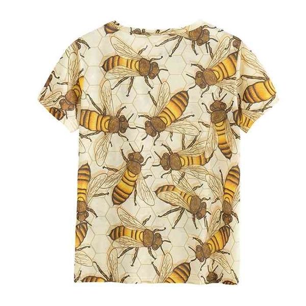 yolanda paz men/women 3d t shirts good quality fashion breathable comfort bee printing short sleeve o-neck tees, White
yolanda paz men/women 3d t shirts good quality fashion breathable comfort bee printing short sleeve o-neck tees, White