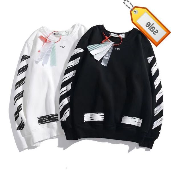 and winter tide off autumn style white basic graffiti arrstyle cotton loose men's women's pullover jacket, Black
and winter tide off autumn style white basic graffiti arrstyle cotton loose men's women's pullover jacket, Black