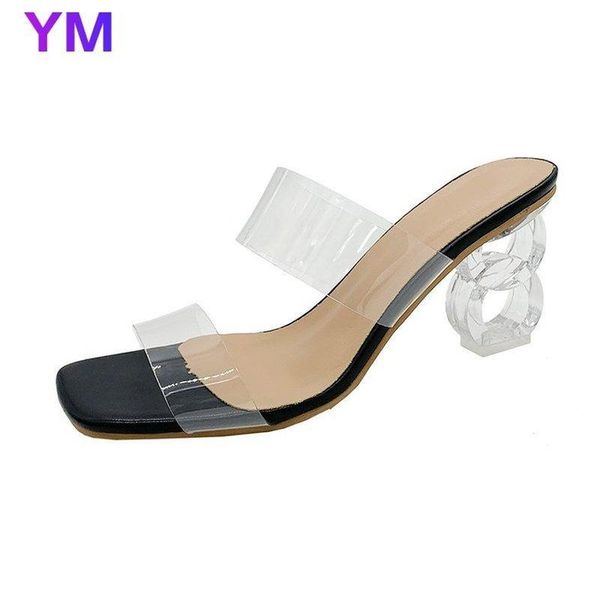 transparent pvc sandals women clear crystal cup high heel sandals stilettos pumps summer shoes peep toe women pumps size 43, Black
transparent pvc sandals women clear crystal cup high heel sandals stilettos pumps summer shoes peep toe women pumps size 43, Black
