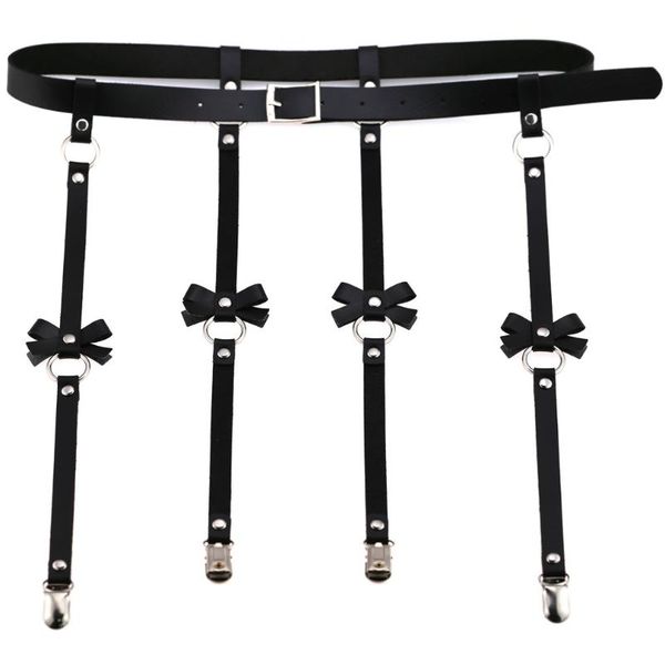 belts women men leather waist garter belt for stockings bow handmade punk costume, Black;brown
belts women men leather waist garter belt for stockings bow handmade punk costume, Black;brown