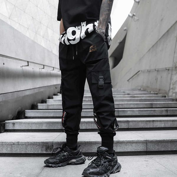 men's pants harem hip hop casual male tatical joggers trousers fashion streetwear side pockets ribbons men cargo 75tl nksq, Black
men's pants harem hip hop casual male tatical joggers trousers fashion streetwear side pockets ribbons men cargo 75tl nksq, Black