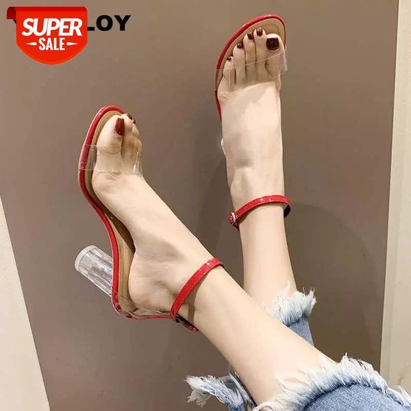 women pumps shoes celebrity wearing simple style pvc clear transparent strappy buckle sandals high heels woman #yw5m, Black
women pumps shoes celebrity wearing simple style pvc clear transparent strappy buckle sandals high heels woman #yw5m, Black