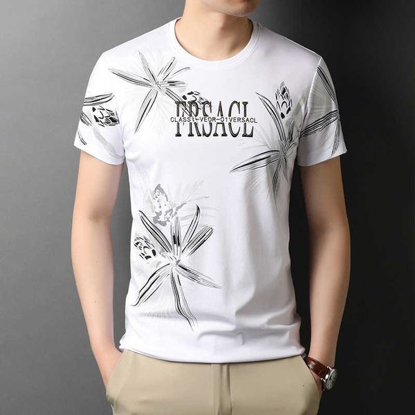 2021 summer men's printed t-shirt busins casual fashion middle-aged and youth t-shirt bottom shirt men, White;black
2021 summer men's printed t-shirt busins casual fashion middle-aged and youth t-shirt bottom shirt men, White;black