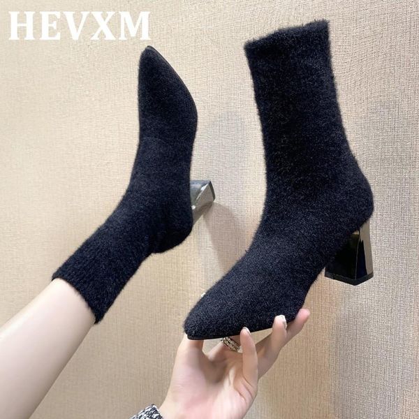 boots hevxm 2021 winter style sleeve sock high-heeled short plush stretch thick heel women's shoes, Black
boots hevxm 2021 winter style sleeve sock high-heeled short plush stretch thick heel women's shoes, Black