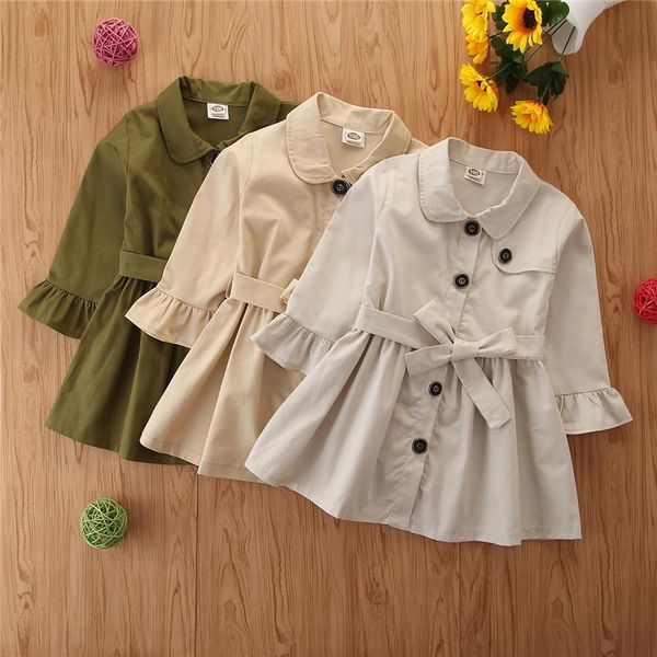 2-7t toddler infant infant kids girl trench coat 2021 long sleeve autumn winter buttons solid green beige khaki long trench, Blue;gray
2-7t toddler infant infant kids girl trench coat 2021 long sleeve autumn winter buttons solid green beige khaki long trench, Blue;gray