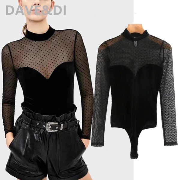 women's jumpsuits & rompers dave&di 2021 bodysuits wonen england high street vintage mesh and velvet splicing perspective skinny women, Black;white
women's jumpsuits & rompers dave&di 2021 bodysuits wonen england high street vintage mesh and velvet splicing perspective skinny women, Black;white
