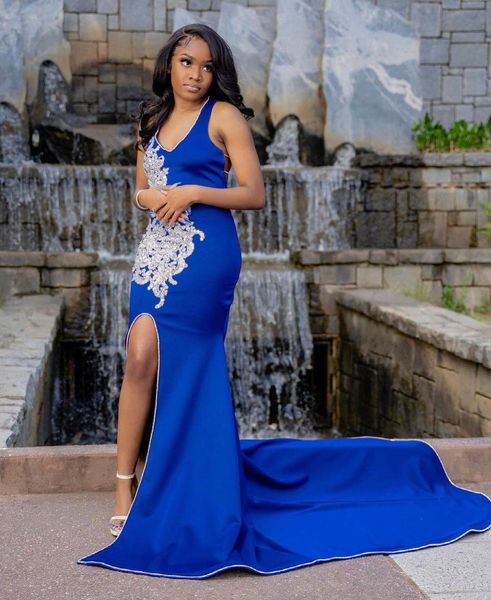 criss cross backless prom dresses 2022 v neck beaded side split mermaid evening gowns aso ebi bride vestidos, Black
criss cross backless prom dresses 2022 v neck beaded side split mermaid evening gowns aso ebi bride vestidos, Black