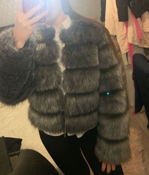new long sleeve faux fox fur coat women winter fashion thick warm fur coats outerwear fake fur jacket plus size, Black
new long sleeve faux fox fur coat women winter fashion thick warm fur coats outerwear fake fur jacket plus size, Black