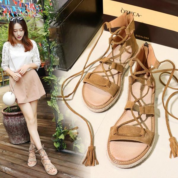sandals summer women suede bohemia style shoes for flat gladiator beach sandalias mujer casual, Black
sandals summer women suede bohemia style shoes for flat gladiator beach sandalias mujer casual, Black